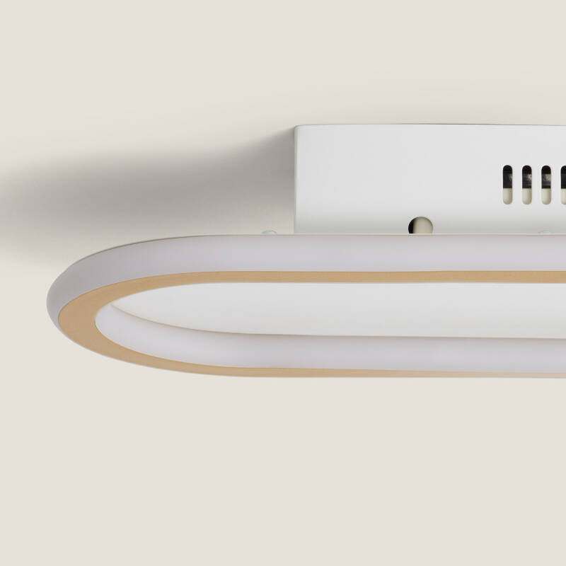 Plafon LED 20W Alumínio Gold Renoir