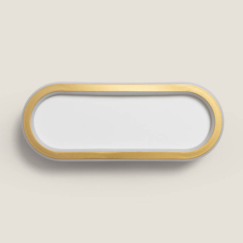 Plafon LED 20W Alumínio Gold Renoir