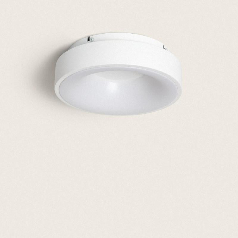Plafón LED 20W Circular em Alumínio Ø300 mm CCT Selecionável Jacob