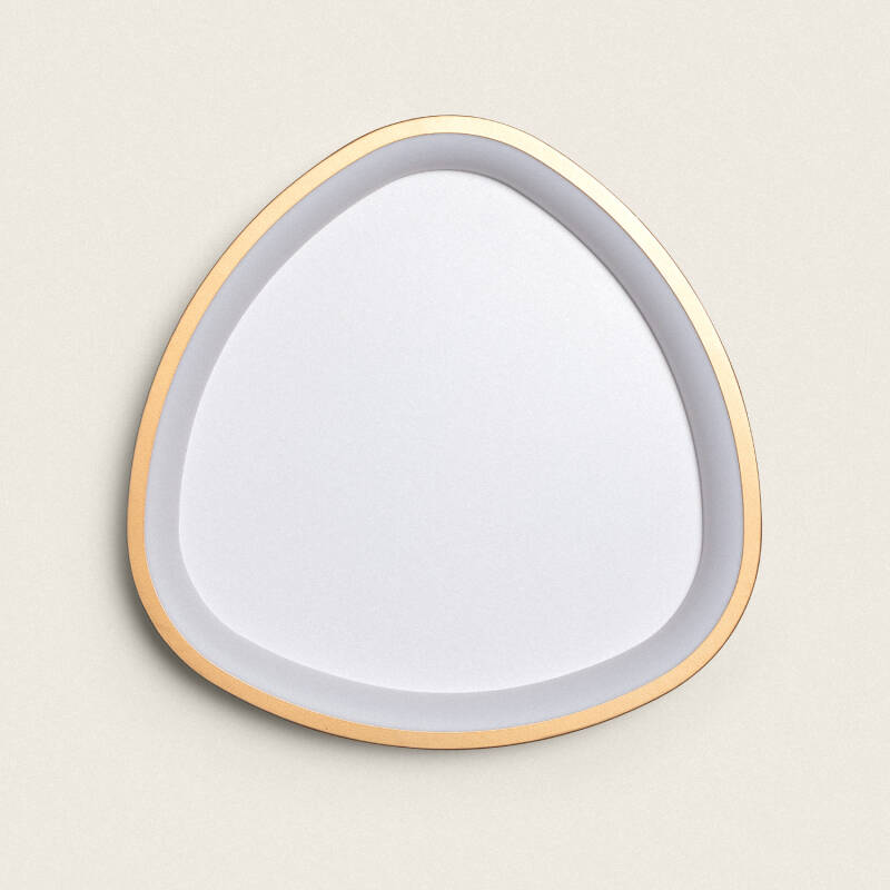Plafón LED oval de 20W em Alumínio Ø420 mm com CCT selecionável Owen