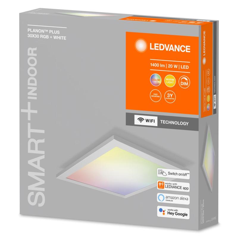 Plafón LED 20W Qudrado 30x30cm RGBW Smart+ WiFi LEDVANCE 4058075495708