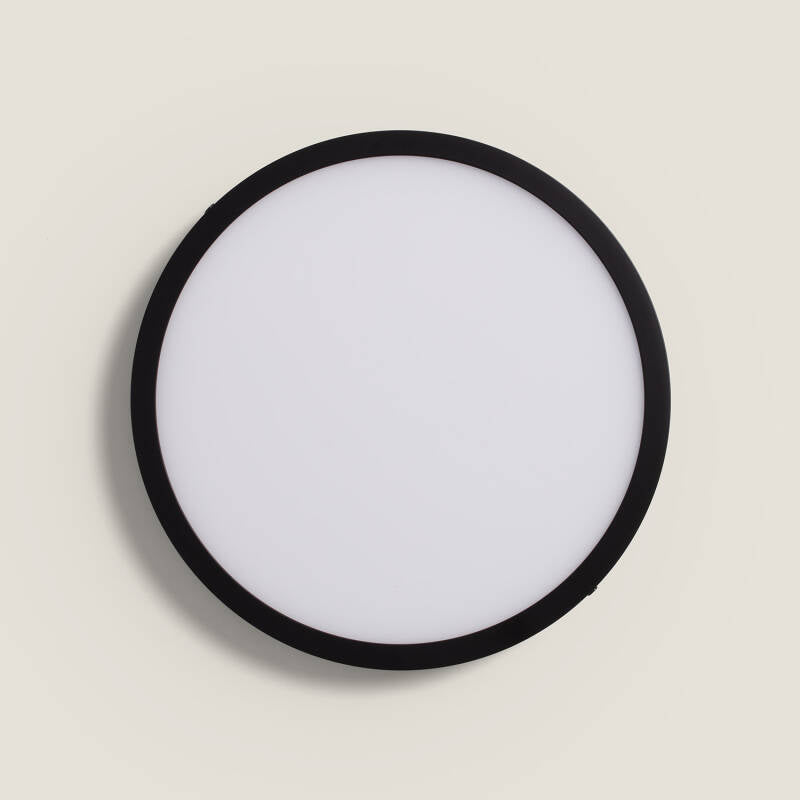 Plafon LED 24W Circular Alumínio Ø280 mm Slim CCT Seleccionável Galán SwitchDimm