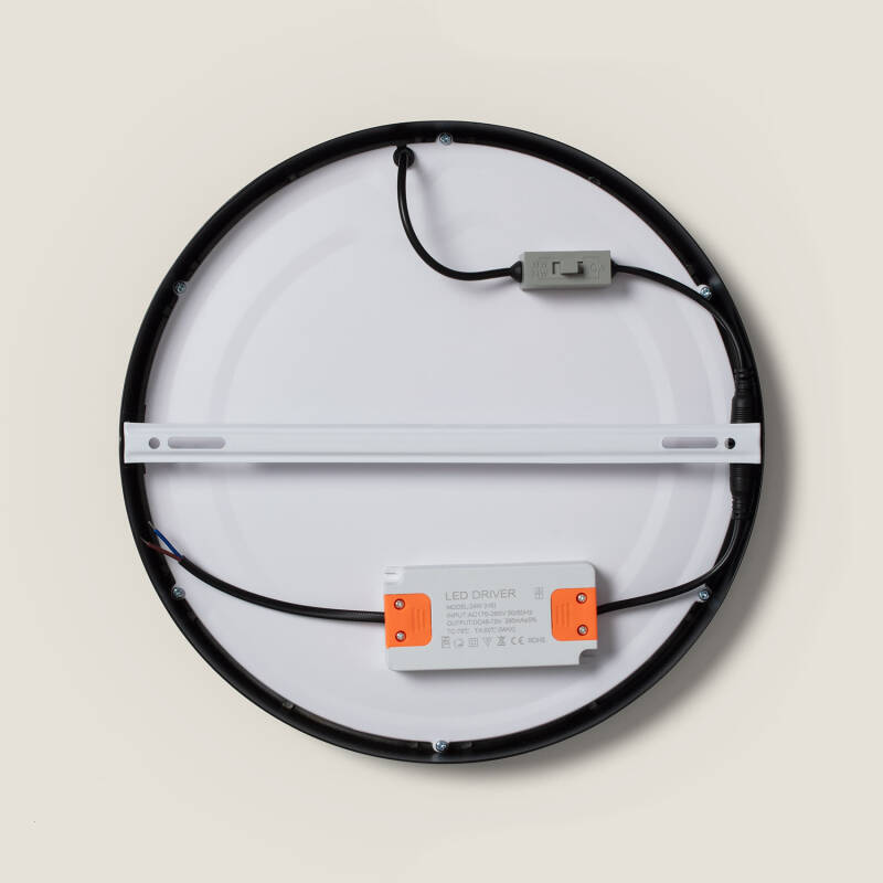 Plafon LED 24W Circular Alumínio Ø280 mm Slim CCT Seleccionável Galán SwitchDimm