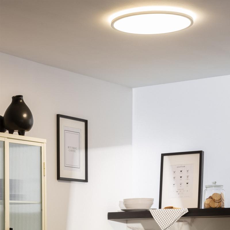 Plafon LED 24W Circular SwitchCCT Seleccionável Ø420 mm Dupla Cara