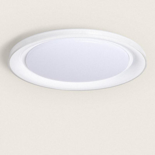 Plafon LED 24W Circular Metal CCT Seleccionável Karry