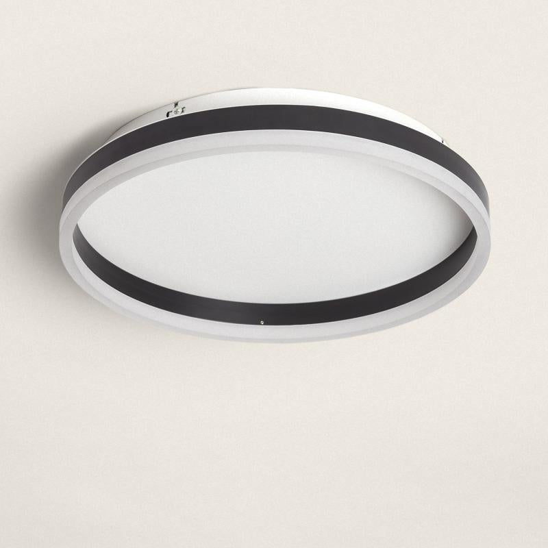 Plafon LED 24W Circular Metal CCT Seleccionável Zuse
