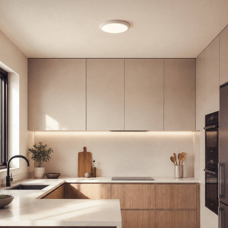 Plafón LED 24W Circular Metal Ø300 mm Design White