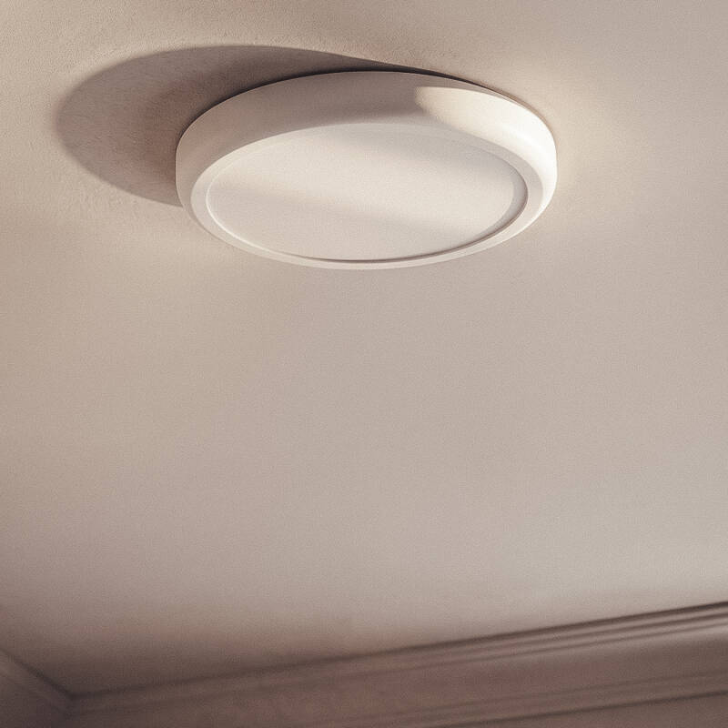 Plafón LED 24W Circular Metal Ø300 mm Design White