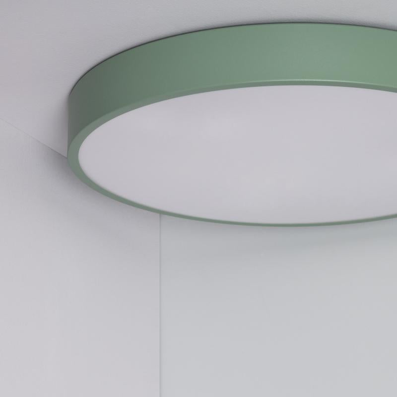 Plafon LED 24W Circular Metal Ø400 mm CCT Seleccionável Iris