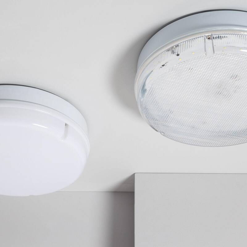 Plafon LED 24W Circular para Exterior Ø285 mm IP65 com Luz de Emergência Não Permanente Hublot