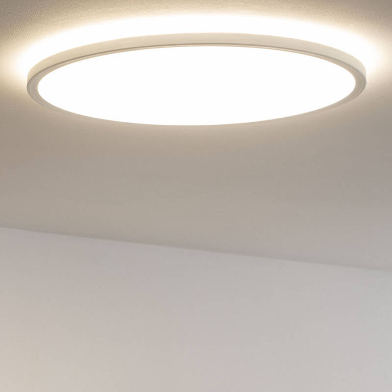 Plafon LED 24W Circular Regulável Ø420 mm Dupla Cara