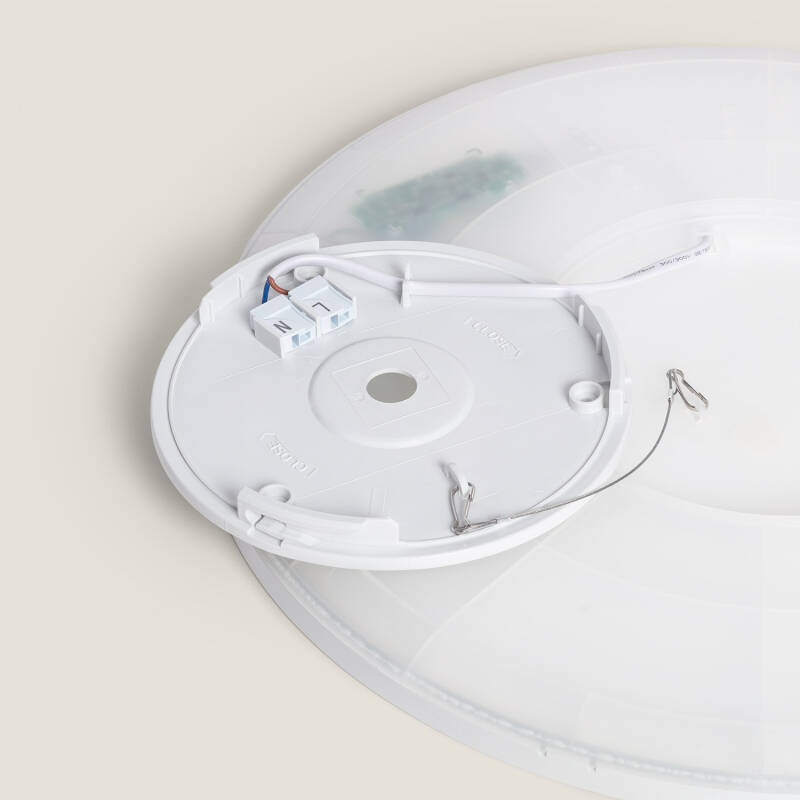 Plafon LED 24W Circular Regulável Ø420 mm Dupla Cara
