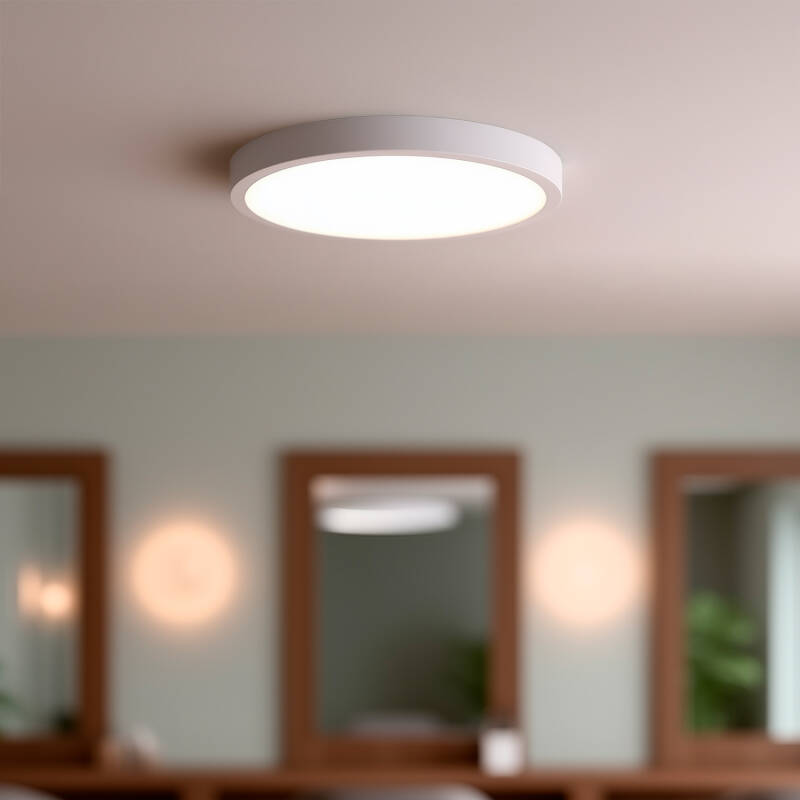 Plafón LED 24W Circular Superslim CCT Seleccionável Ø280 mm
