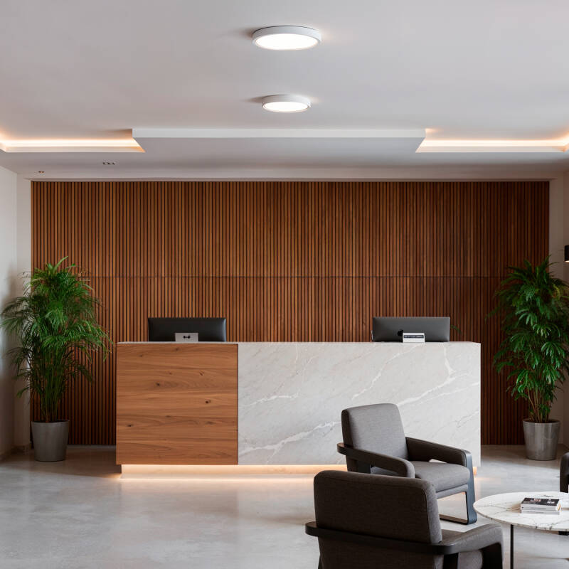 Plafón LED 24W Circular Superslim CCT Seleccionável Ø280 mm
