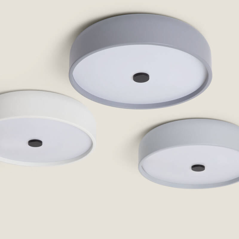 Plafon LED 24W Metal Ø350 mm CCT Seleccionável Eyelight