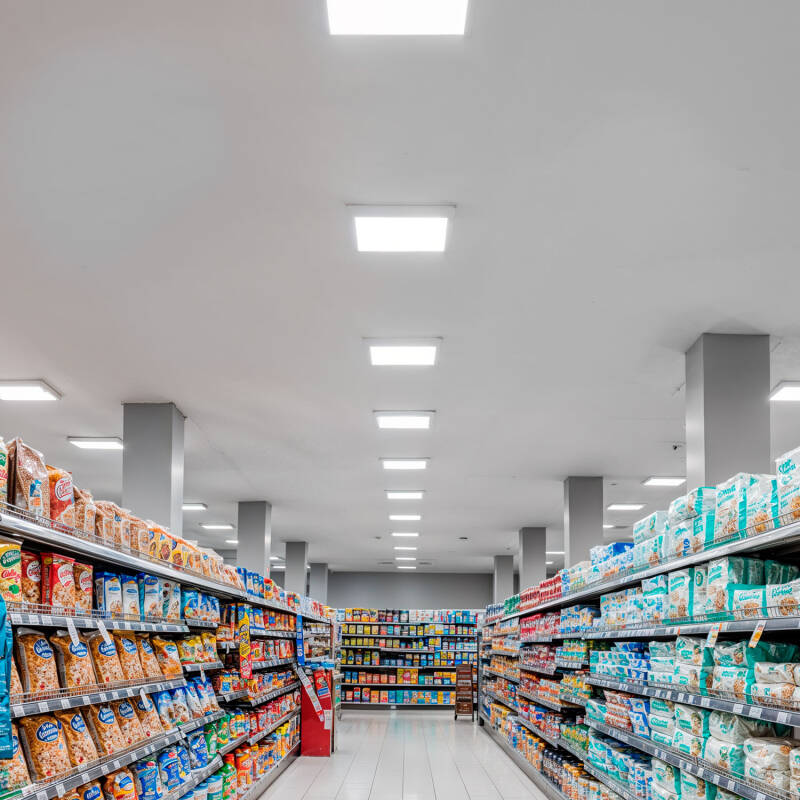 Plafon LED 24W Quadrado 301x301 mm