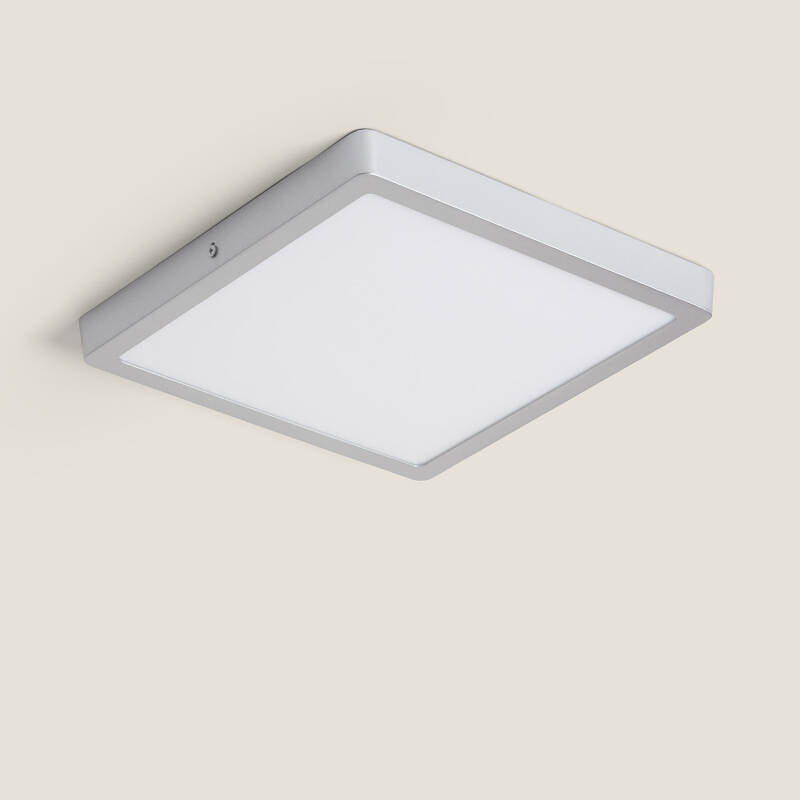 Plafon LED 24W Quadrado Alumínio 280x280 mm Slim CCT Seleccionável Galán SwitchDimm