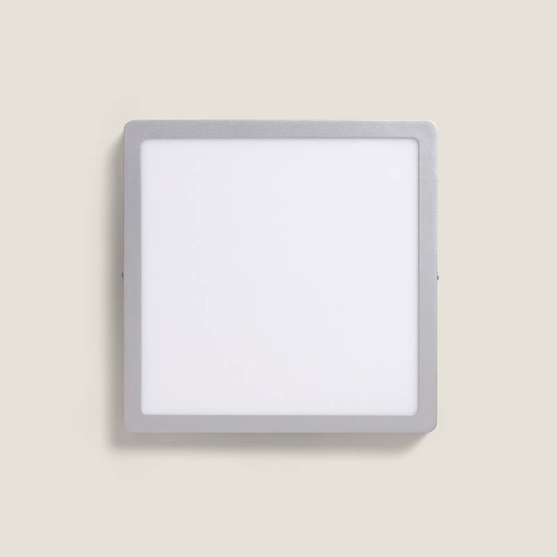 Plafon LED 24W Quadrado Alumínio 280x280 mm Slim CCT Seleccionável Galán SwitchDimm