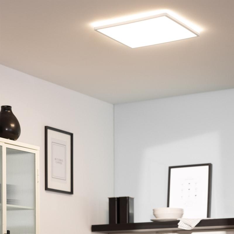 Plafon LED 24W Quadrado SwitchCCT Seleccionável 420x420 mm Duas Caras