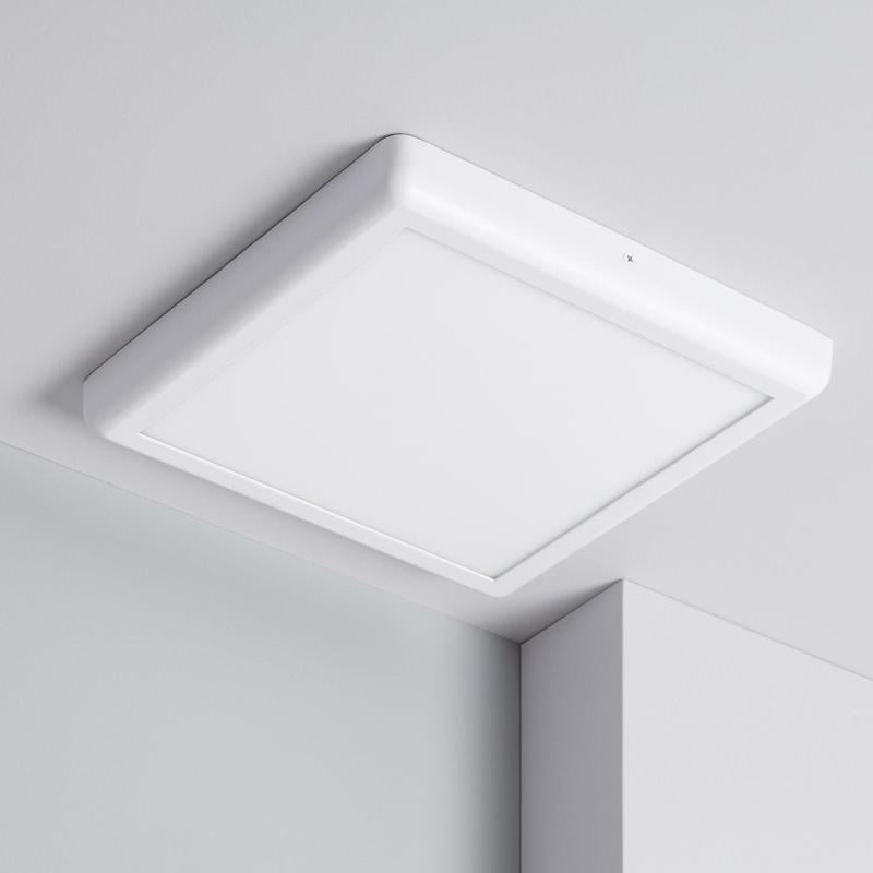 Plafón LED 24W Quadrado Metal 300x300 mm Design White