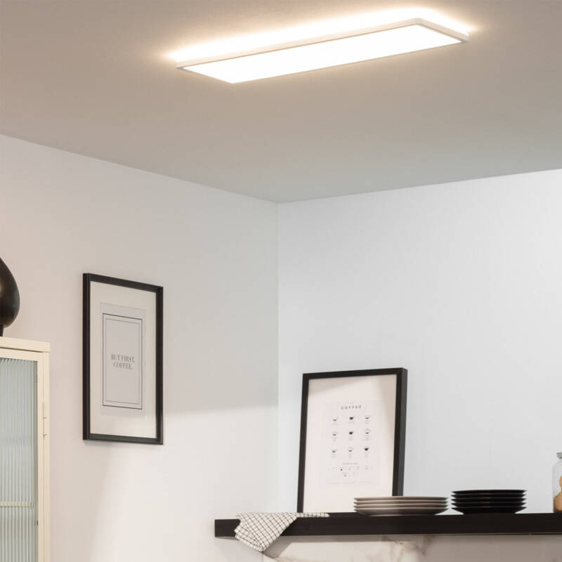 Plafon LED 24W Retangular Regulável 580x200 mm Dupla Cara