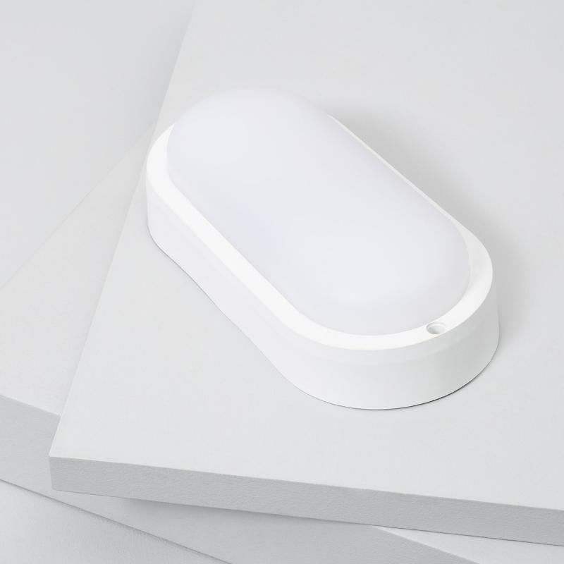 Plafon LED 25W Oval Exterior 96x198 mm IP65 Hublot White