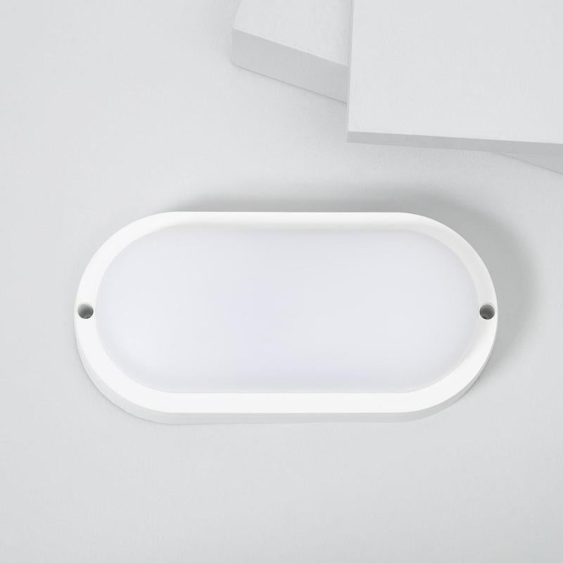 Plafon LED 25W Oval Exterior 96x198 mm IP65 Hublot White
