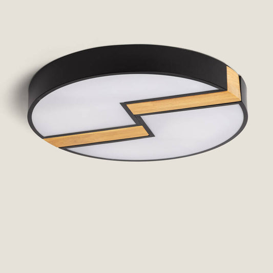 Plafón LED 27W Circular de Metal Ø500 mm CCT Seleccionável Brusk