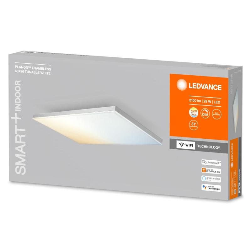 Plafon LED 28W CCT Seleccionável 600x300 mm Smart+ WiFi LEDVANCE 4058075484412