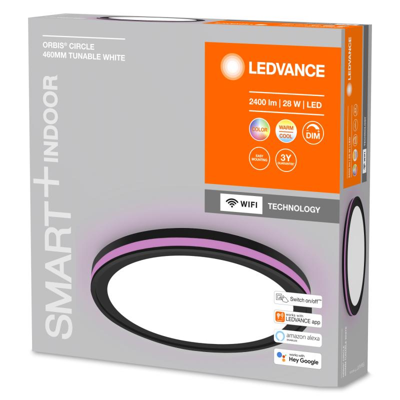 Plafon LED 28W RGBW Circular Ø460 mm Smart+ WiFi ORBIS LEDVANCE 4058075573871