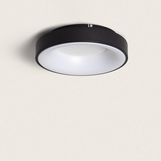 Plafón de teto LED 30W Circular Alumínio Ø380 mm CCT Selecionável Jacob