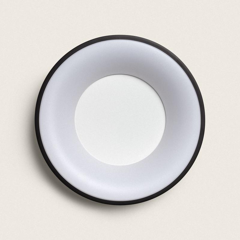 Plafón de teto LED 30W Circular Alumínio Ø380 mm CCT Selecionável Jacob