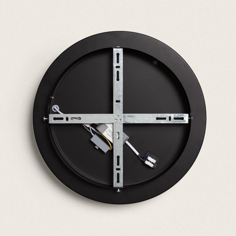 Plafón de teto LED 30W Circular Alumínio Ø380 mm CCT Selecionável Jacob