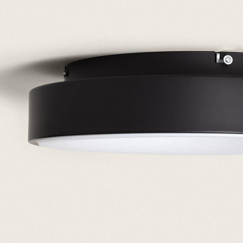 Plafón de teto LED 30W Circular Alumínio Ø380 mm CCT Selecionável Jacob