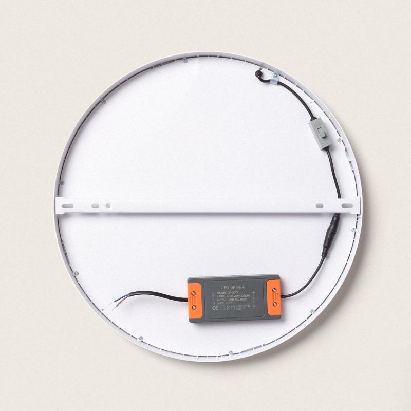 Plafón LED 30W Circular Superslim CCT Seleccionável Ø400 mm