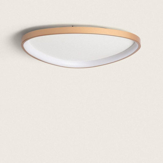 Plafón LED 30W Ovalado em Alumínio Ø600 mm CCT Selecionável Owen