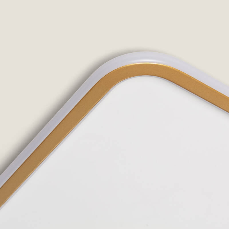 Plafón LED 40W Quadrado em Alumínio 610x610 mm CCT Selecionável Allharo
