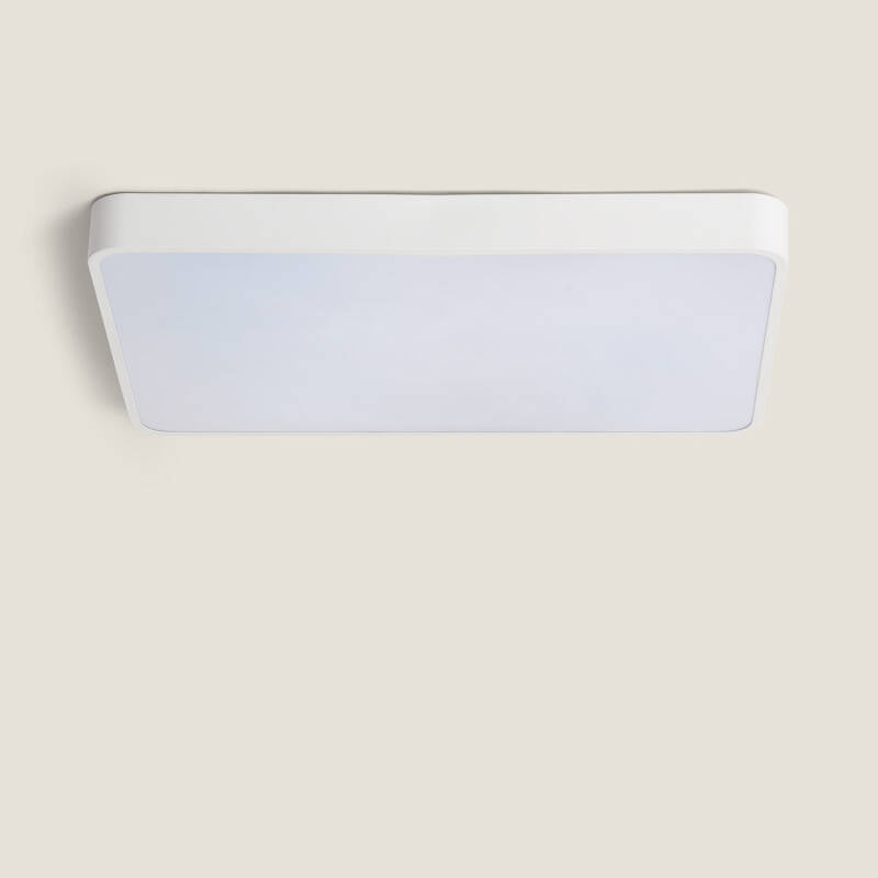 Plafón LED 40W Retangular Metal 600x400 mm CCT Seleccionável Hidria