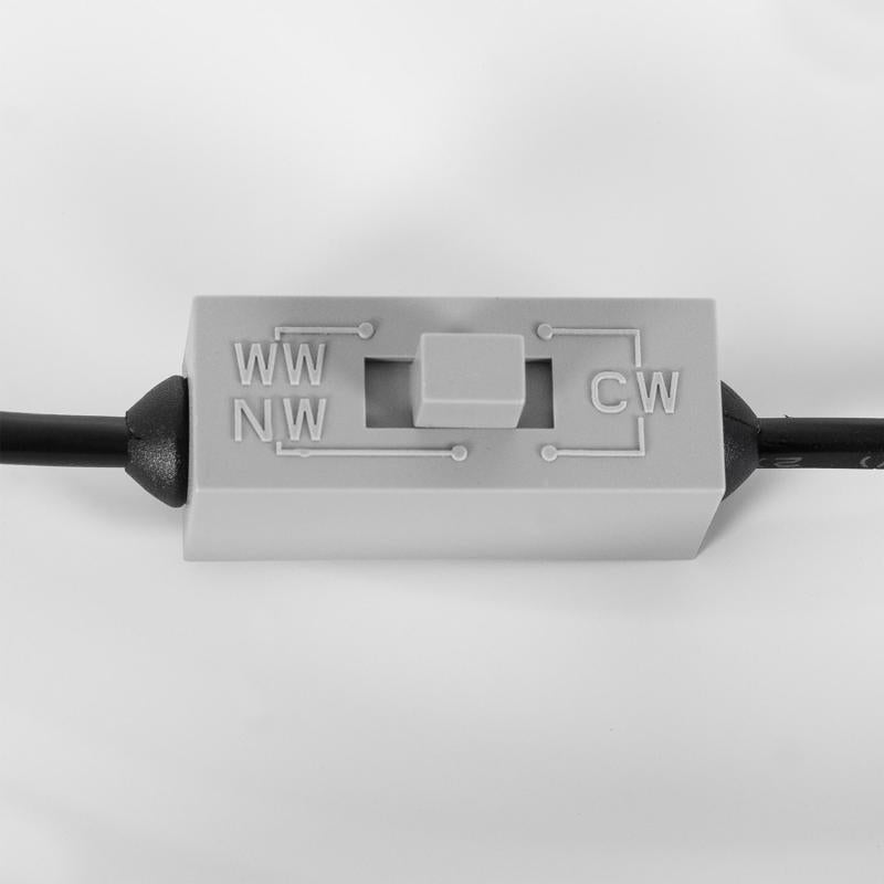 Plafon LED 6W Quadrado Alumínio 105x105 mm Slim CCT Seleccionável Galán SwitchDimm