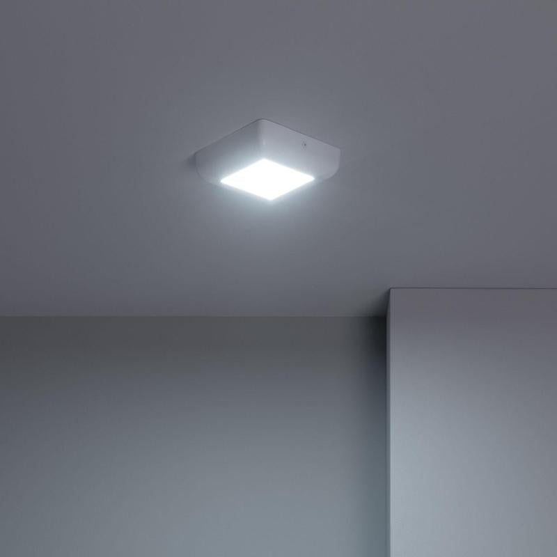 Plafón LED 6W Quadrado Metal 122x122 mm Design White