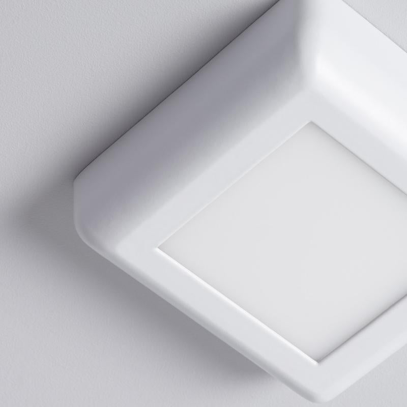 Plafón LED 6W Quadrado Metal 122x122 mm Design White
