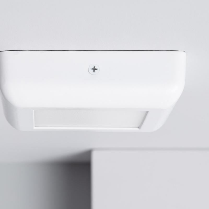 Plafón LED 6W Quadrado Metal 122x122 mm Design White