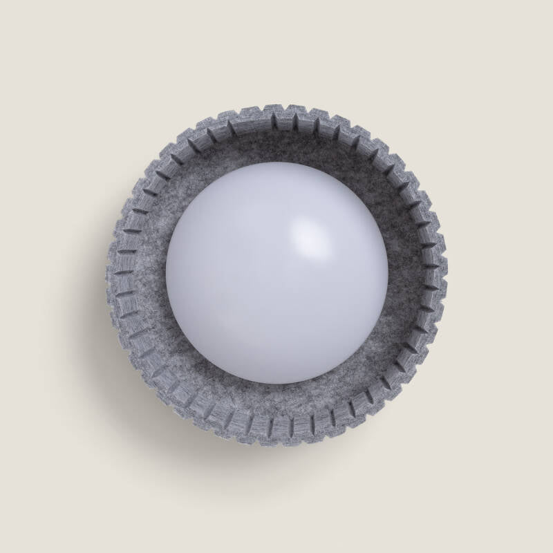 Plafon LED 9W Circular Fieltro Ø300 mm CCT Seleccionável Kaptyn