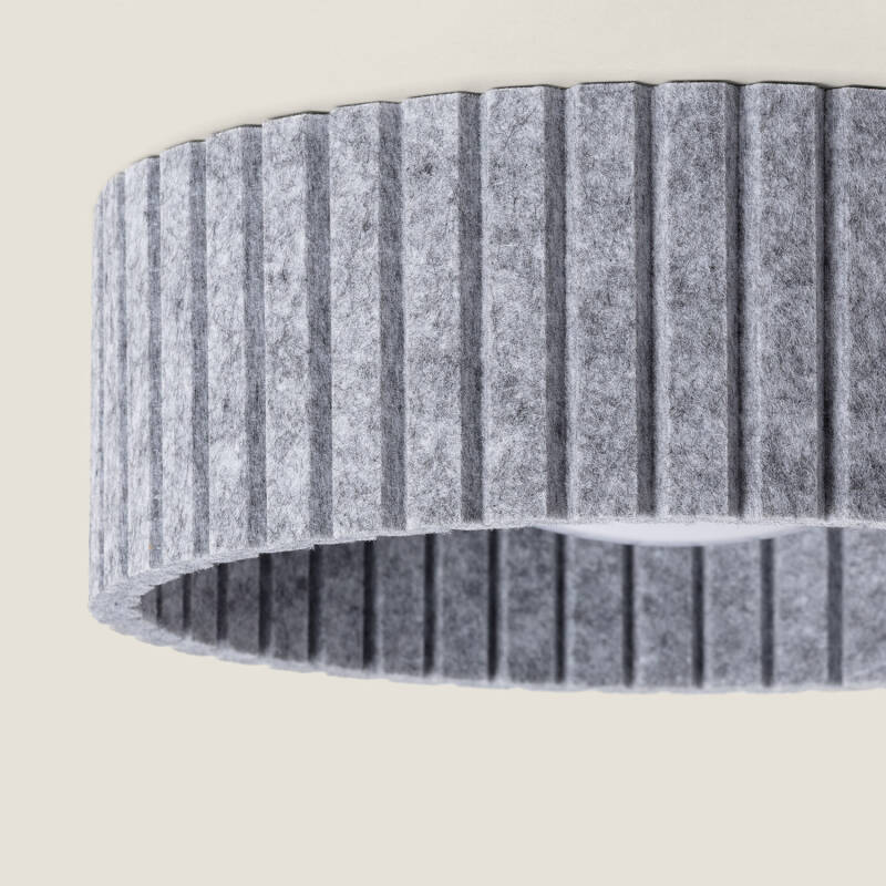 Plafon LED 9W Circular Fieltro Ø300 mm CCT Seleccionável Kaptyn