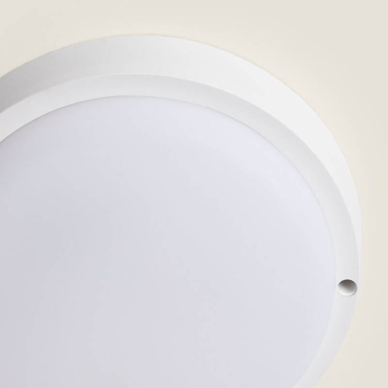 Plafon LED Circular para Exterior Ø175 mm IP65 Hublot White