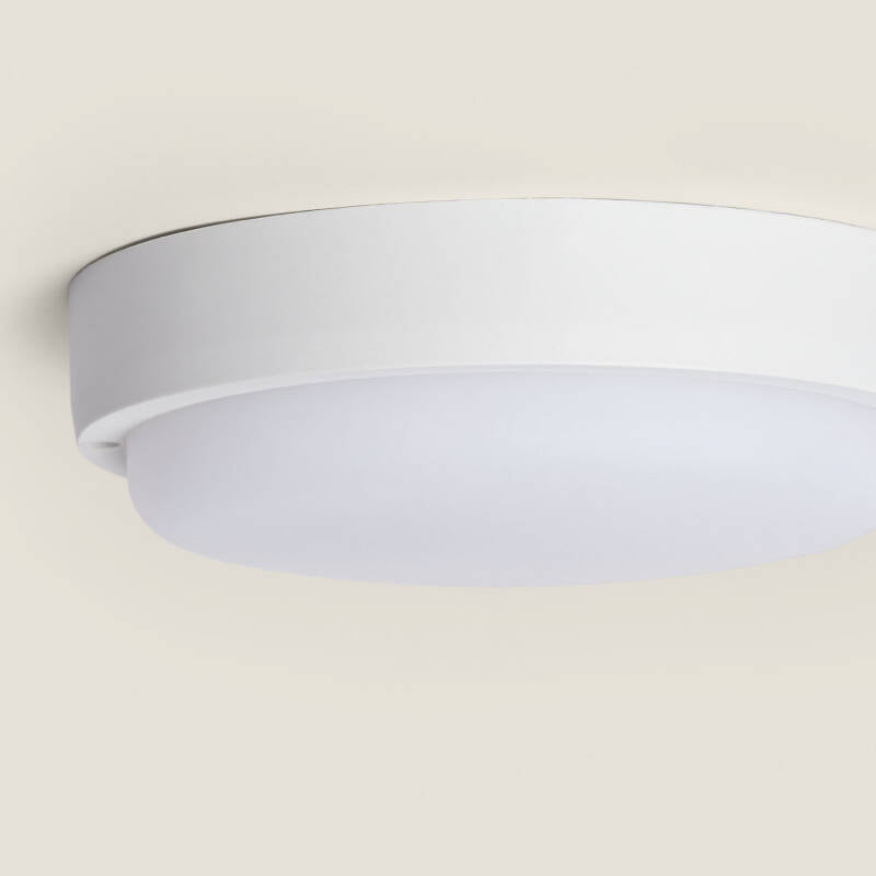 Plafon LED Circular para Exterior Ø175 mm IP65 Hublot White