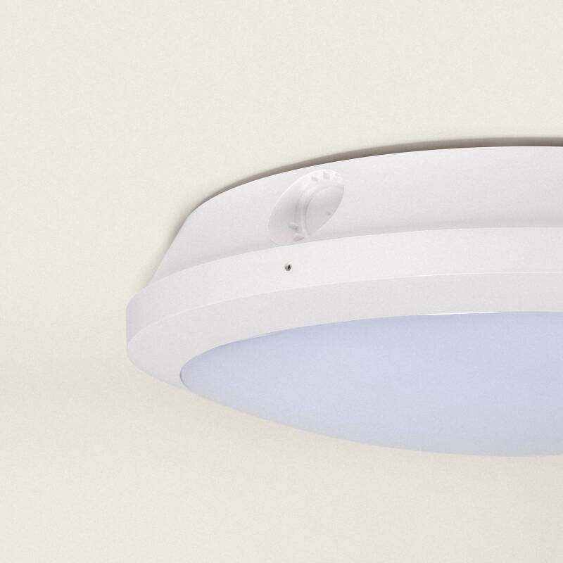Plafon LED para Exterior 19-28W CCT Seleccionável Regulável Ø300 mm