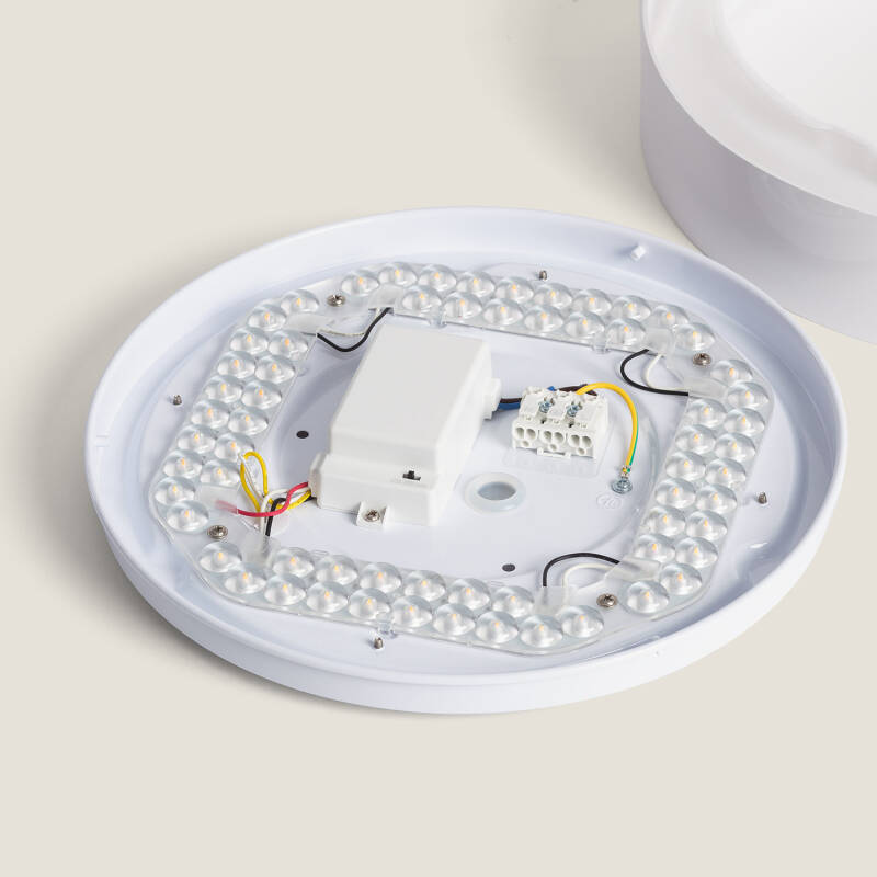 Plafon LED Teto 17W CCT Seleccionável Ø300 mm Sfere com Modo Noturno