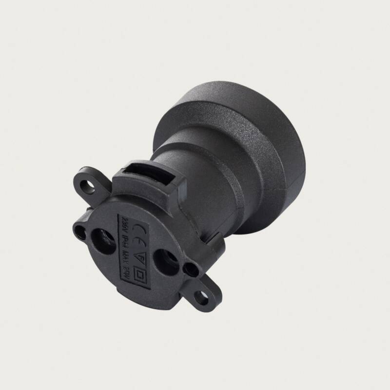Porta Lâmpadas E27 IP44 para Cabo Elétrico Plano de Grinalda (Pack 10 un)