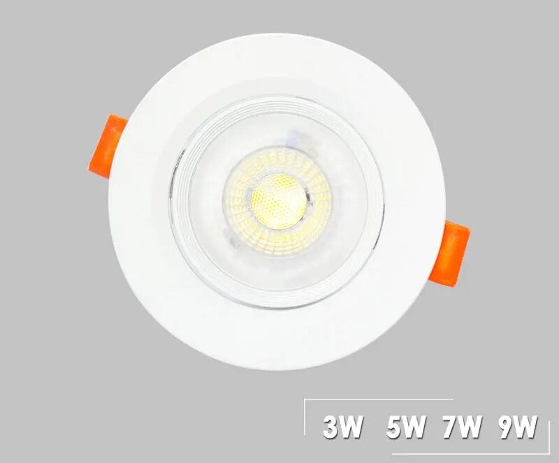 Projetor LED 3W a 12W orientável branco